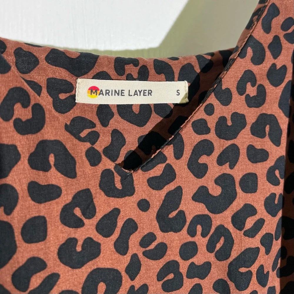 Marine Layer Leopard Print Maxi Dress - Picture 7 of 8